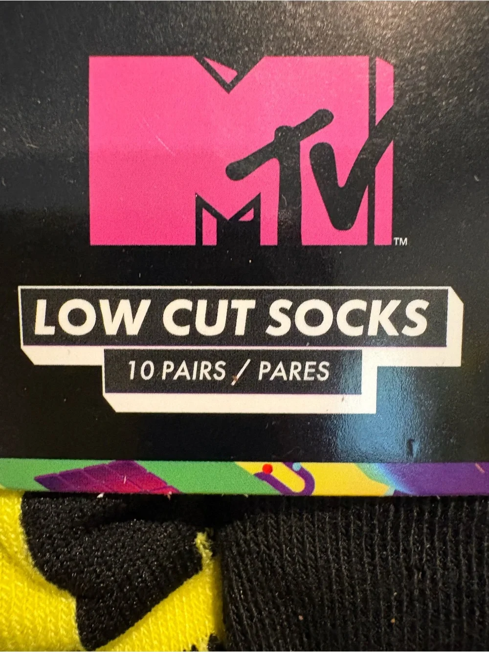 Women’s MTV 10 Pairs Low Cut Socks Fits SIze 4-10